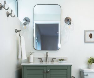 Green Freshness Bathroom Remodel